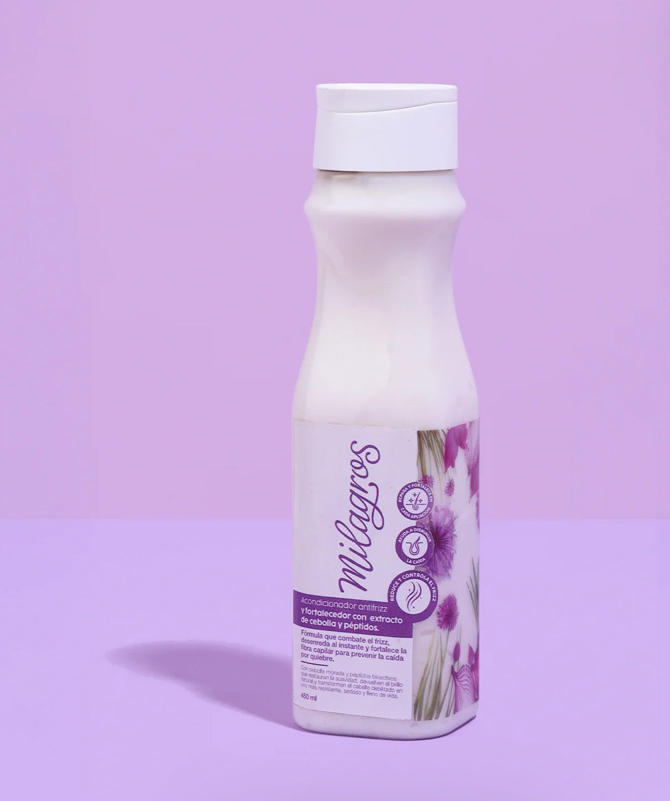 ACONDICIONADOR ANTI FRIZZ Y FORTALECEDOR CON EXTRACTO DE CEBOLLA