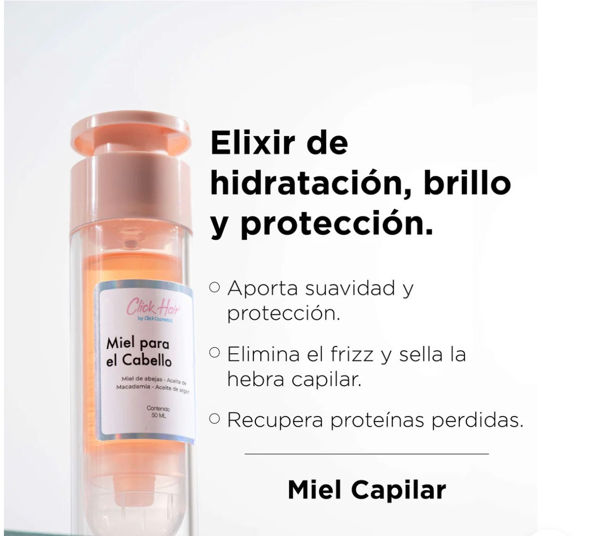 MIEL CAPILAR CON ARGAN