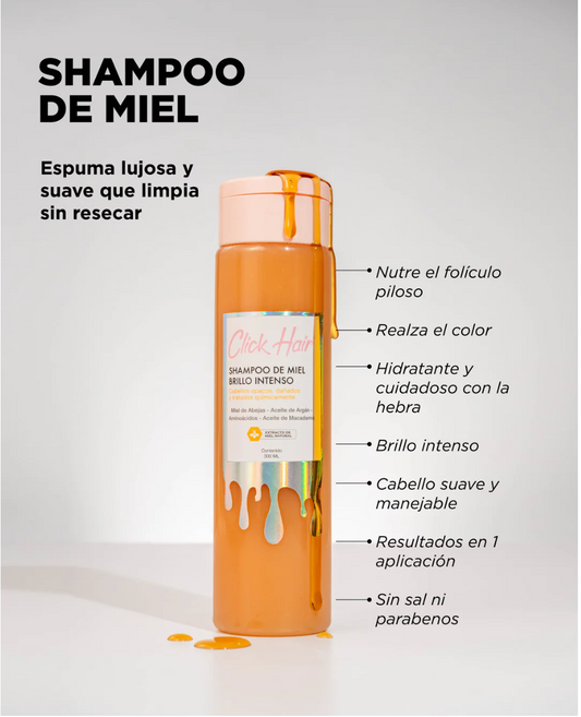 SHAMPOO DE MIEL BRILLO INTENSO