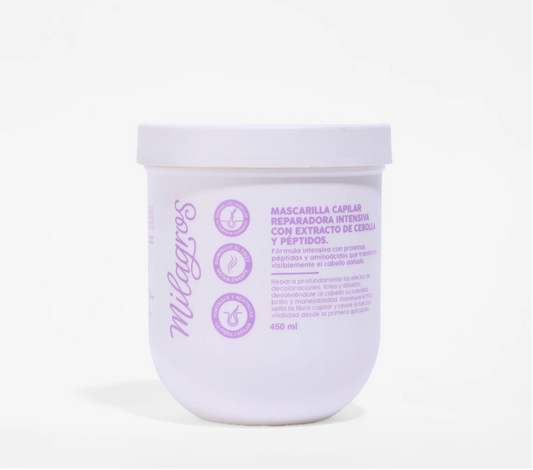 MASCARILLA CAPILAR REPARADORA INTENSIVA CON EXTRACTO DE CEBOLLA Y PEPTIDOS