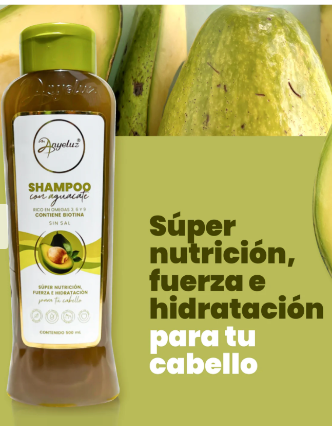 SHAMPOO DE AGUACATE ANYELUZ