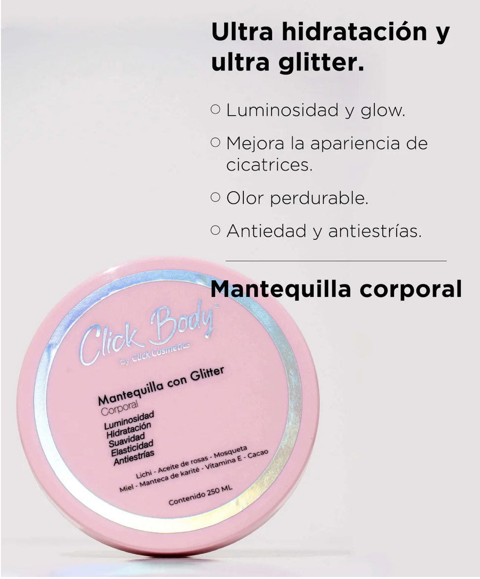 MANTEQUILLA CON GLITTER