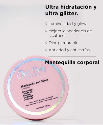MANTEQUILLA CON GLITTER