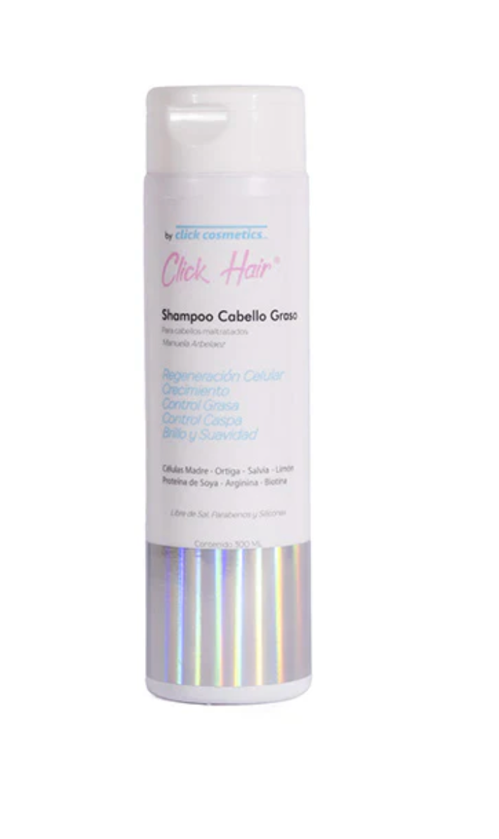 Shampoo de Aji Cabello Graso Click Hair