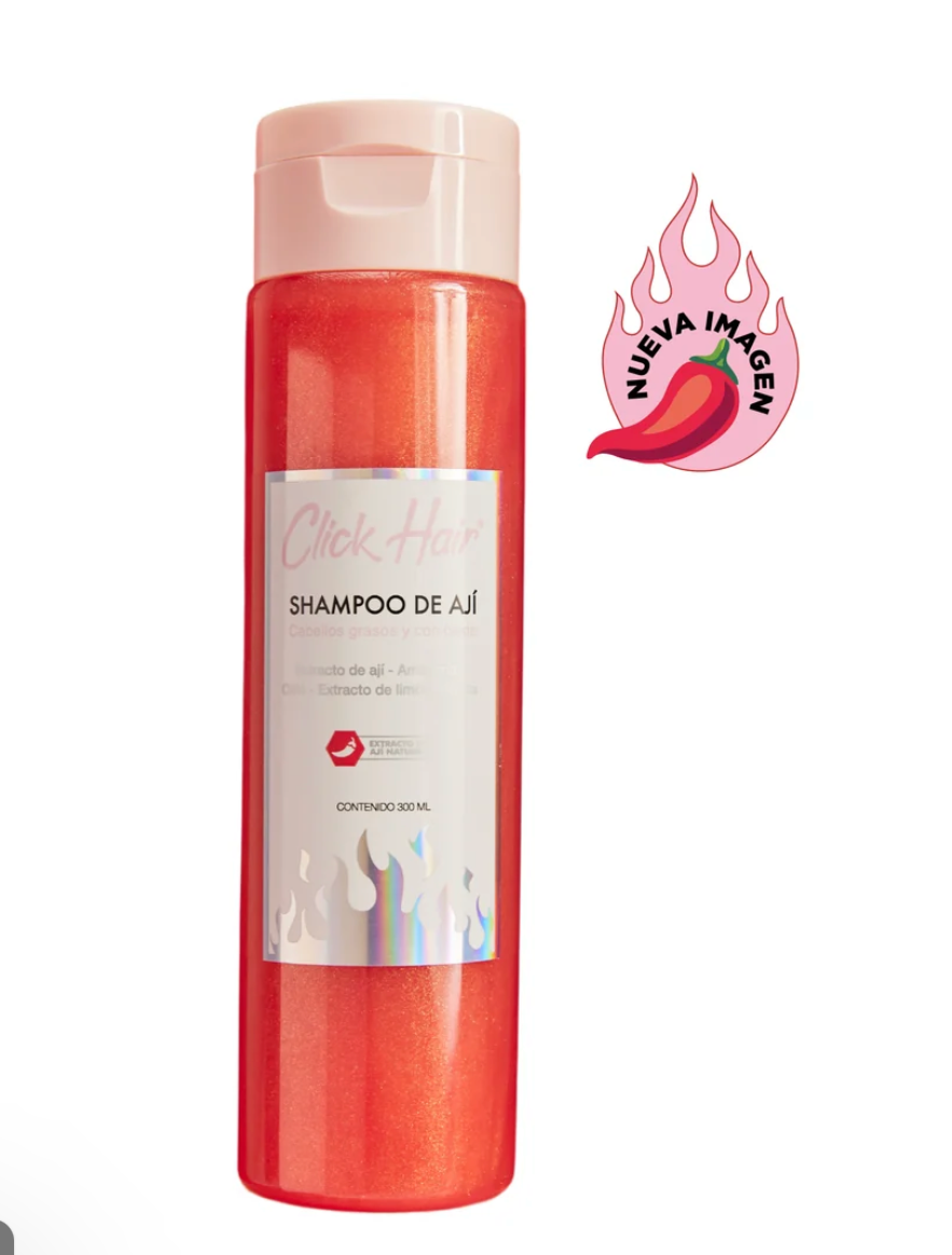 Shampoo de Aji Anticaida y Cabello graso
